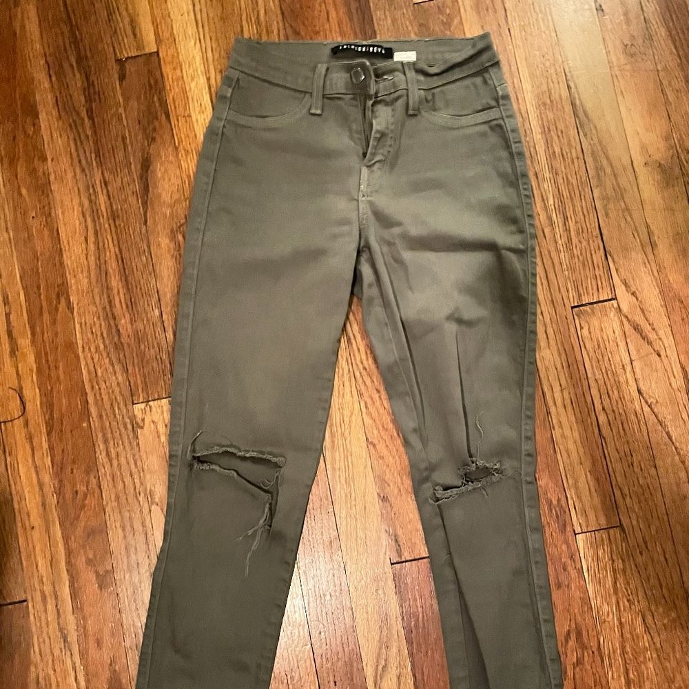 Sage Green Skinny Jeans